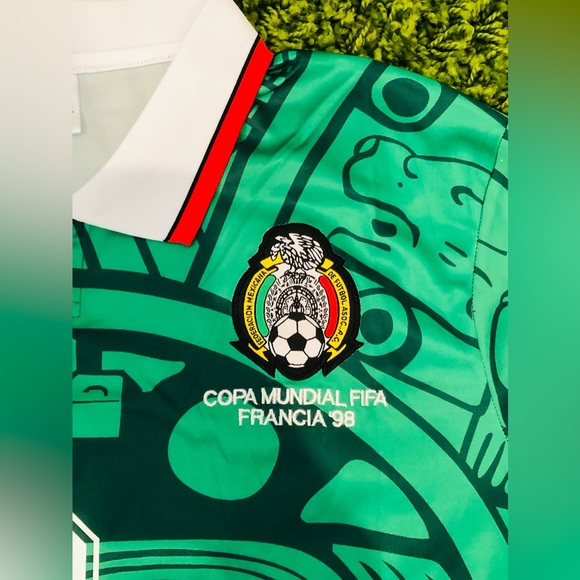 1998 Mexico World Cup Home Jersey - Picture 3 of 5